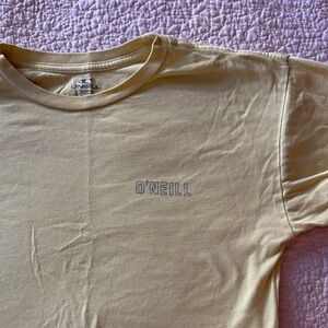 O'Neill Men's Short-Sleeve Crewneck Tee in Light Yellow